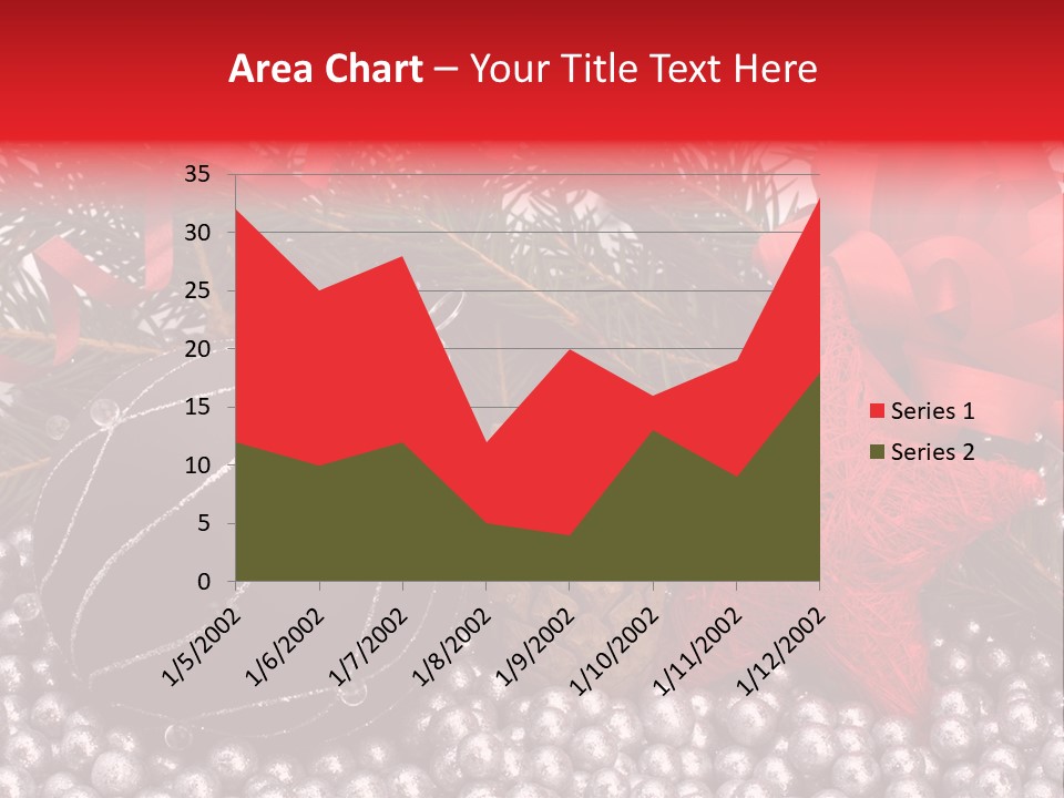 Christmas Decorations Star PowerPoint Template