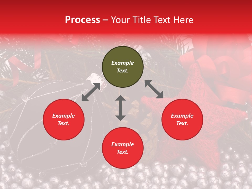 Christmas Decorations Star PowerPoint Template