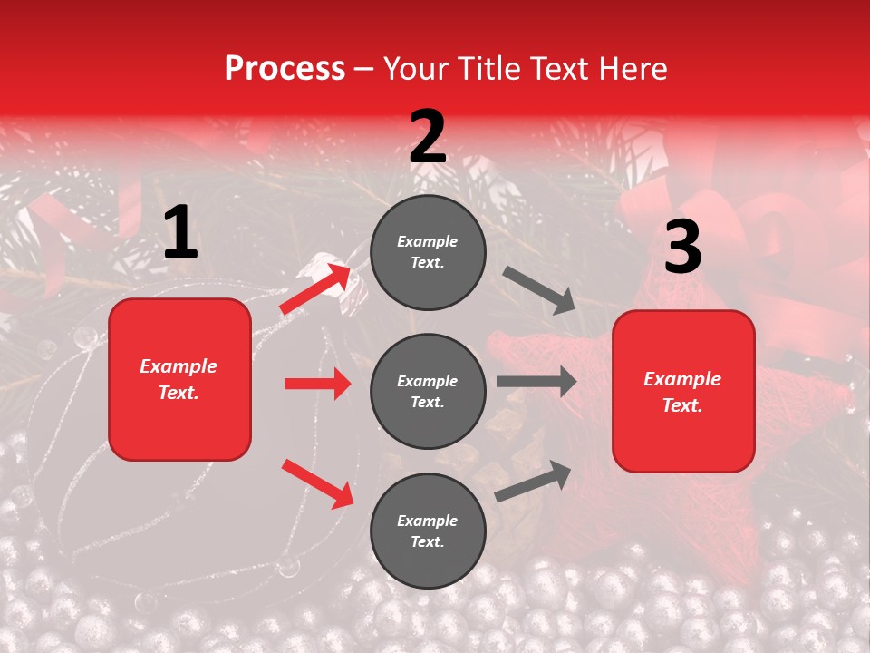 Christmas Decorations Star PowerPoint Template