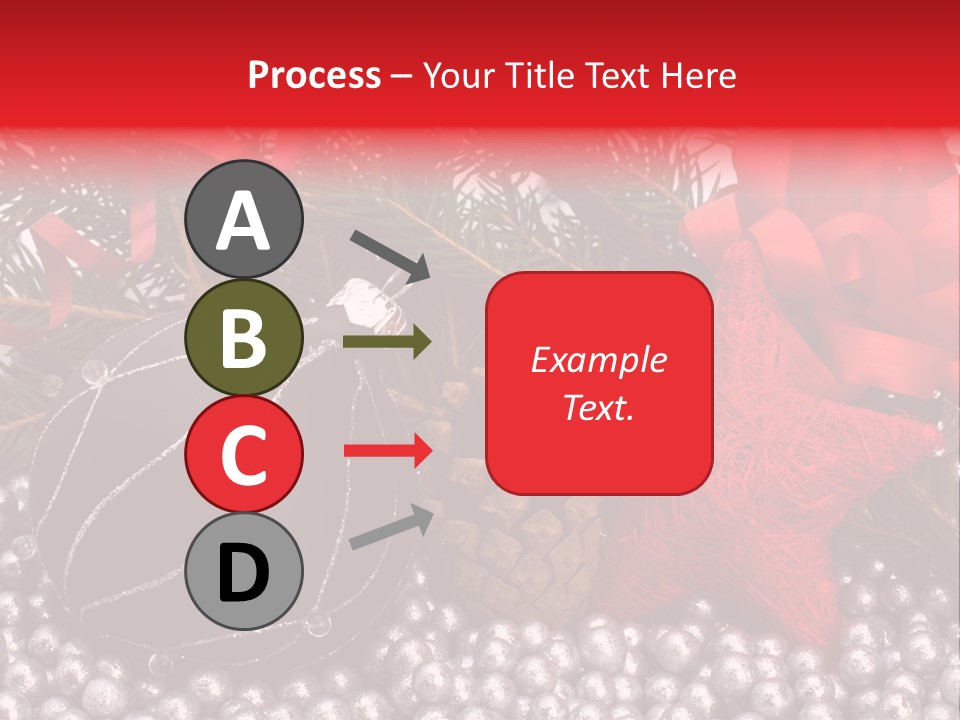 Christmas Decorations Star PowerPoint Template