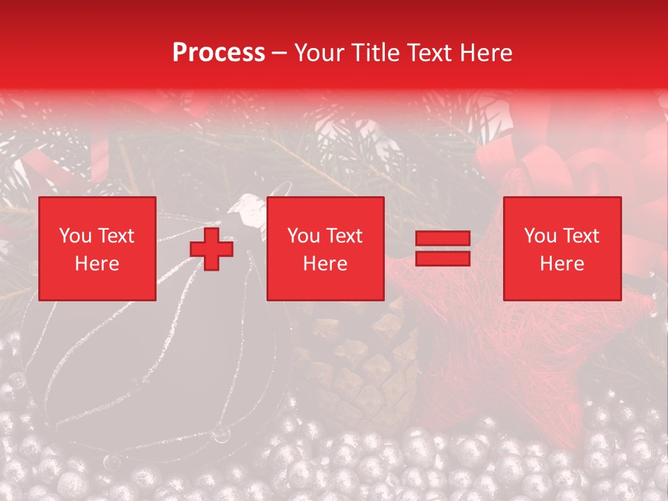 Christmas Decorations Star PowerPoint Template