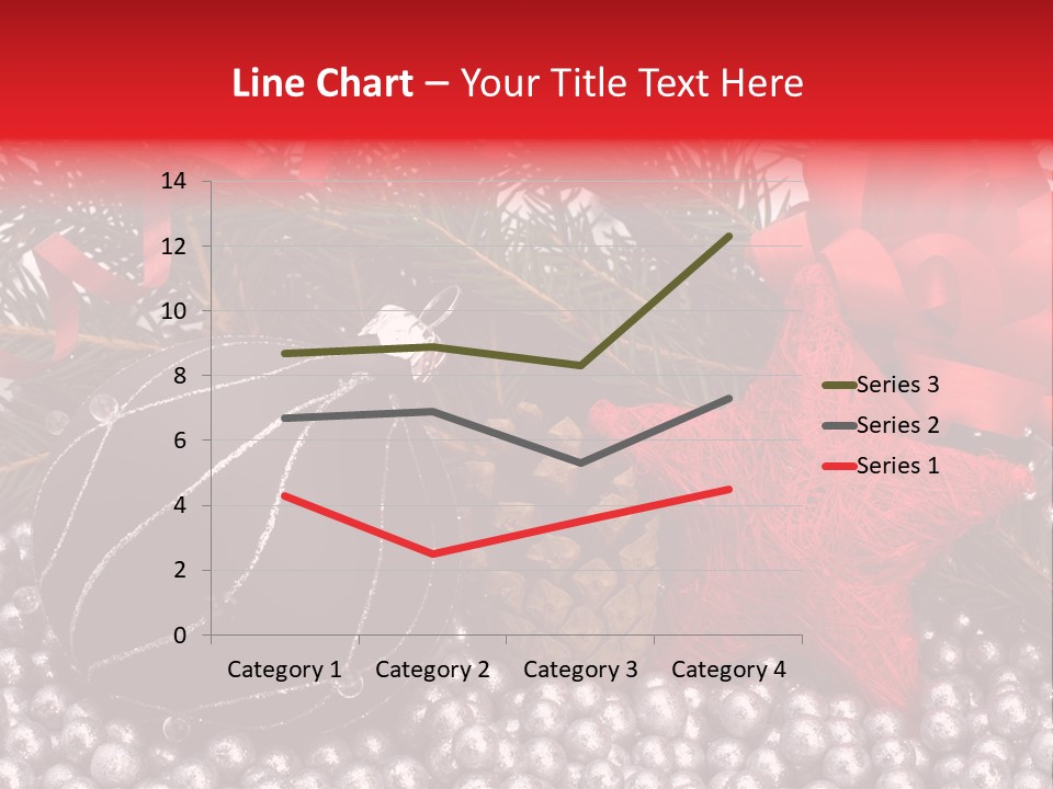 Christmas Decorations Star PowerPoint Template