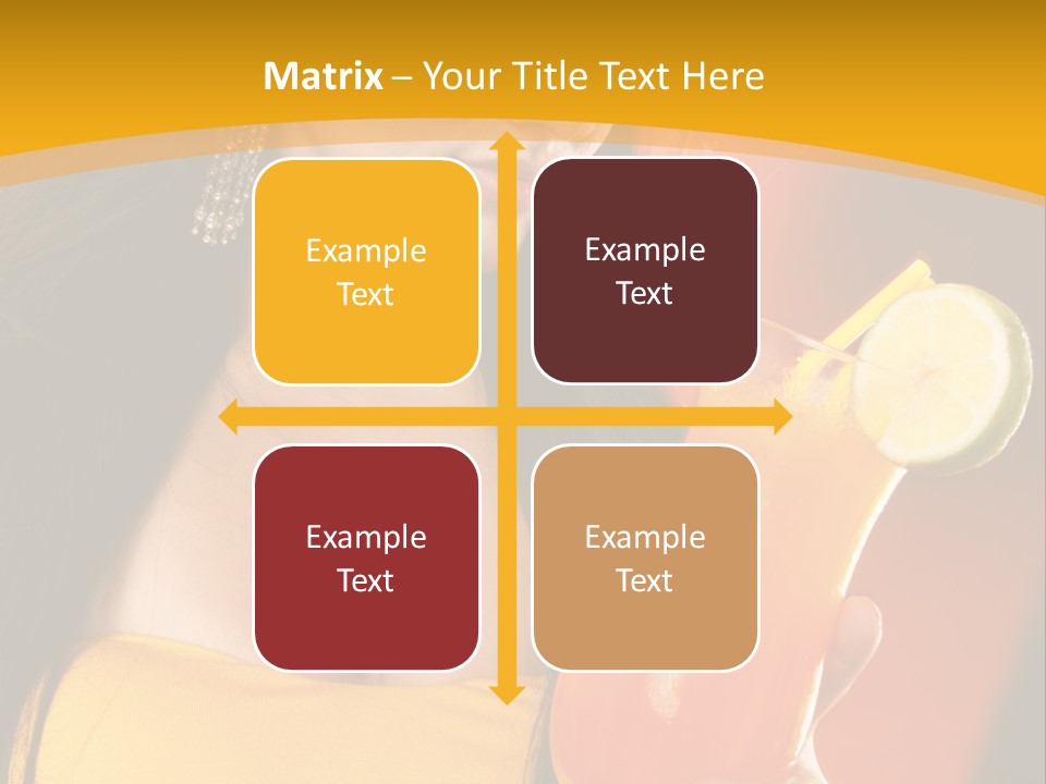 Mango Daiquiri PowerPoint Template