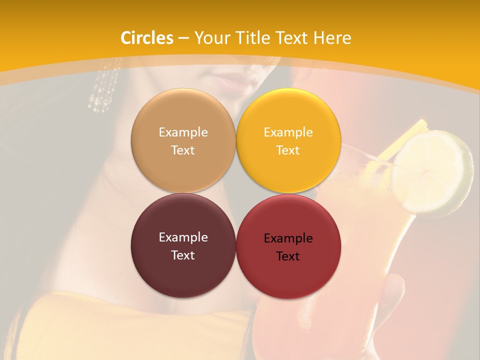 Mango Daiquiri PowerPoint Template