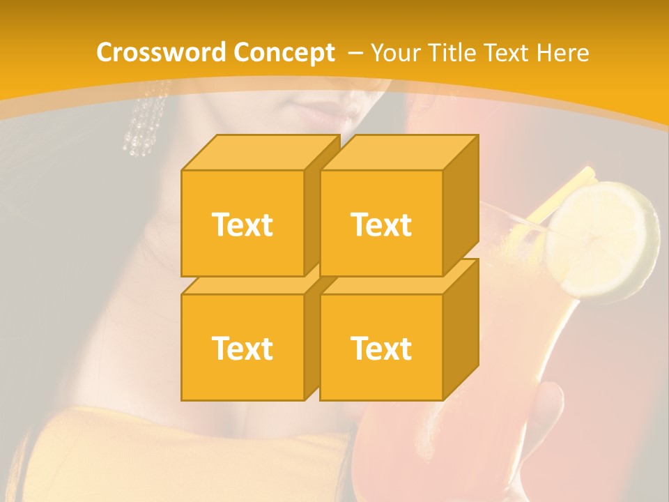 Mango Daiquiri PowerPoint Template