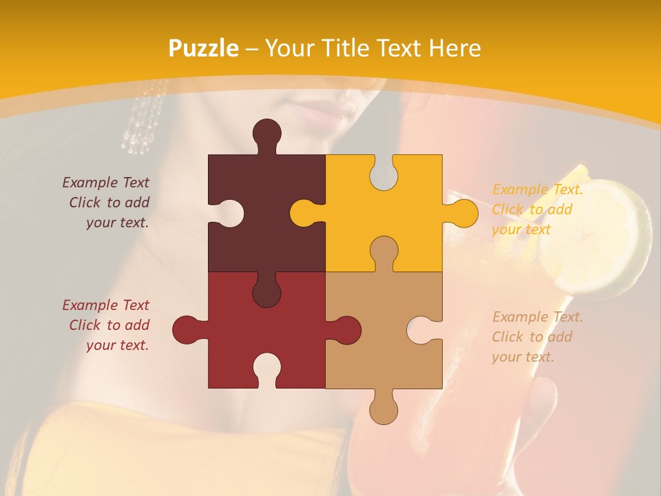 Mango Daiquiri PowerPoint Template