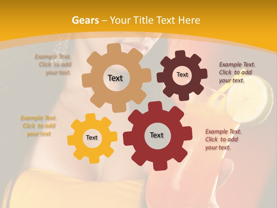 Mango Daiquiri PowerPoint Template