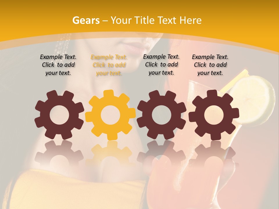 Mango Daiquiri PowerPoint Template