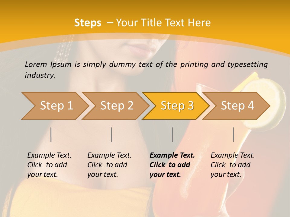 Mango Daiquiri PowerPoint Template