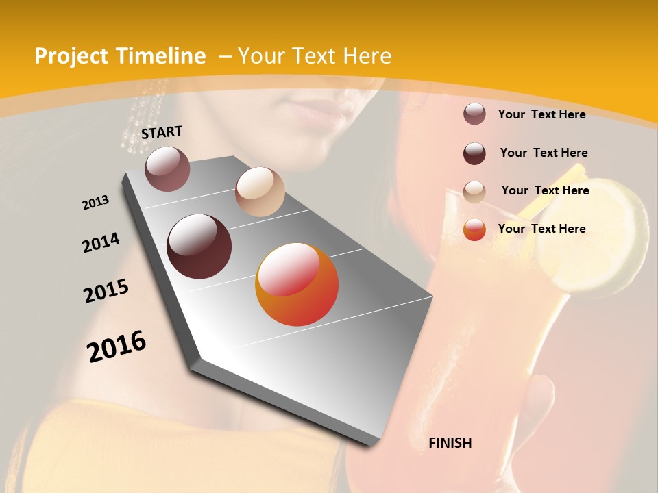 Mango Daiquiri PowerPoint Template