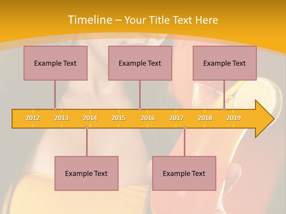 Mango Daiquiri PowerPoint Template