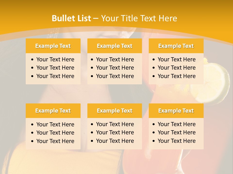 Mango Daiquiri PowerPoint Template