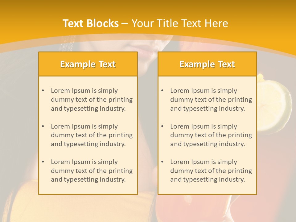Mango Daiquiri PowerPoint Template