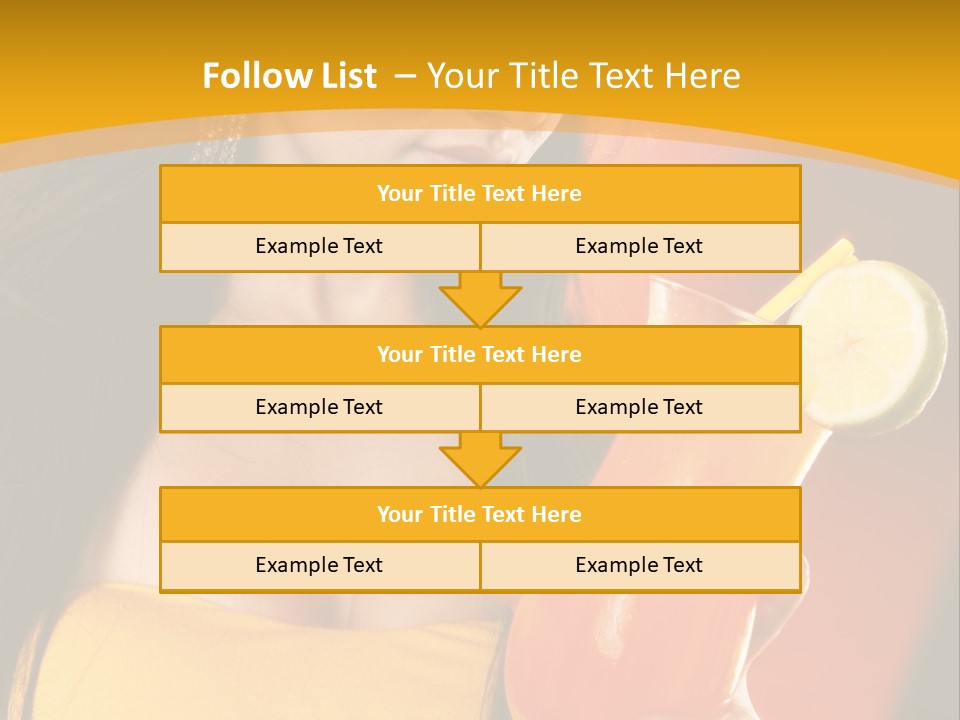 Mango Daiquiri PowerPoint Template