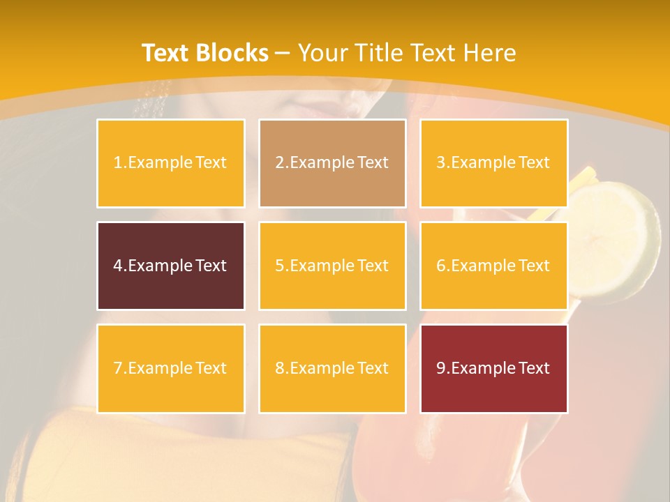 Mango Daiquiri PowerPoint Template