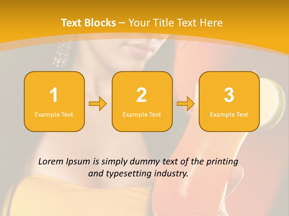 Mango Daiquiri PowerPoint Template