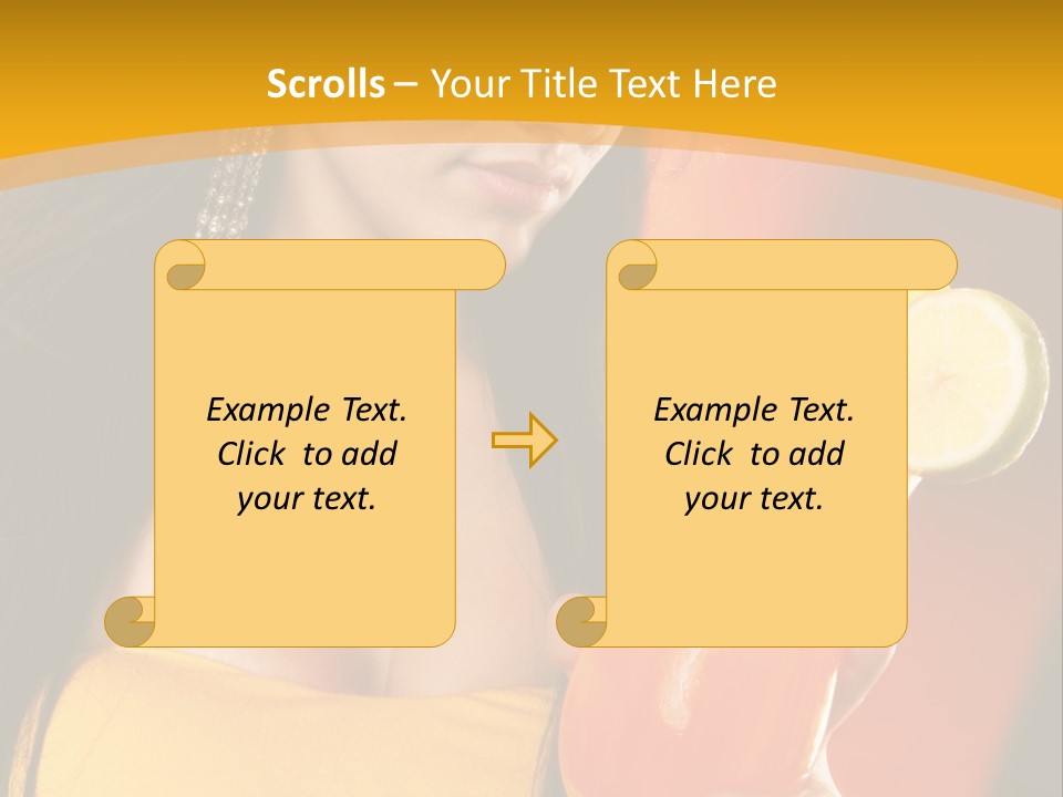 Mango Daiquiri PowerPoint Template