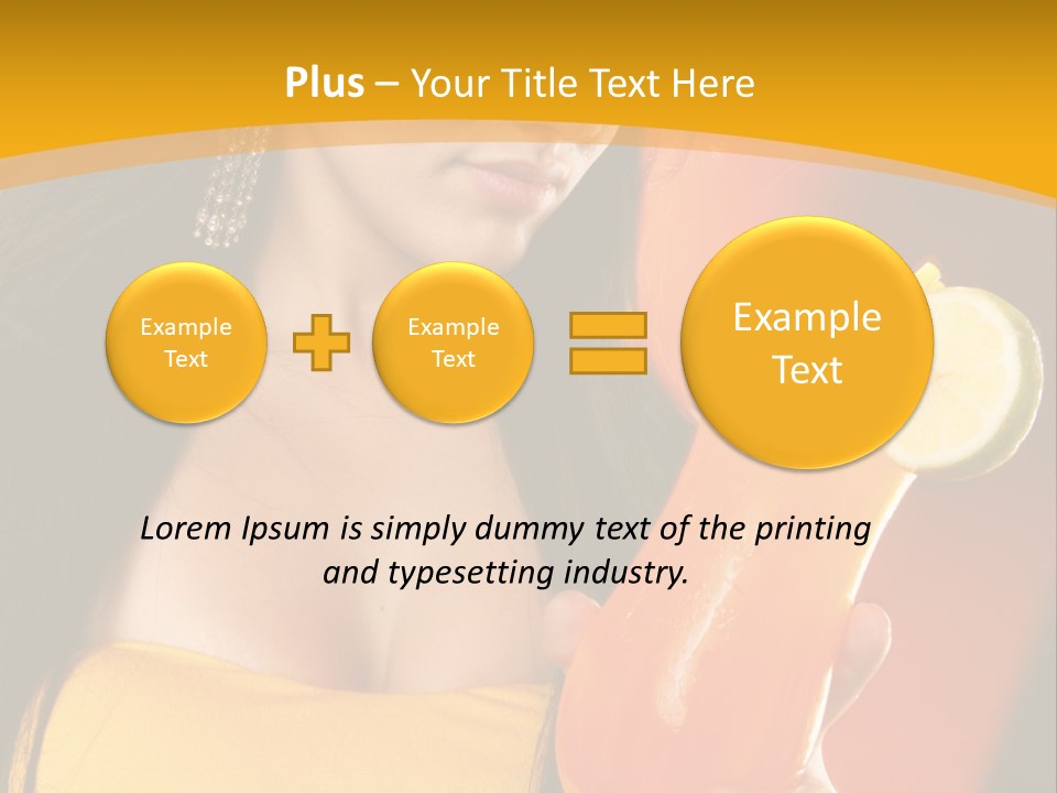 Mango Daiquiri PowerPoint Template