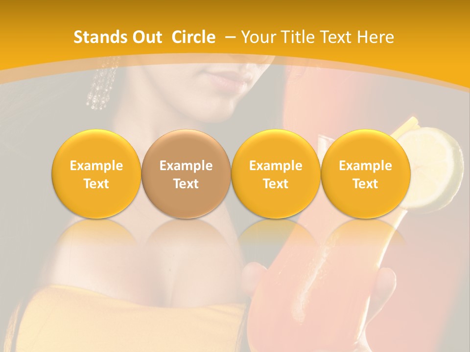 Mango Daiquiri PowerPoint Template