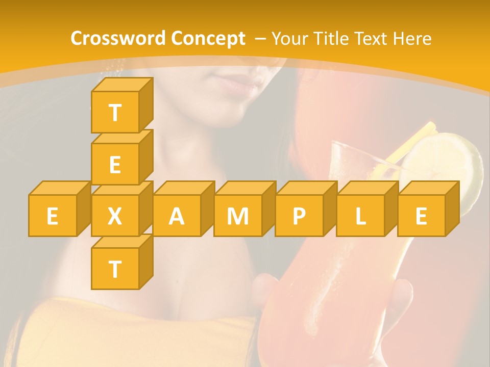 Mango Daiquiri PowerPoint Template