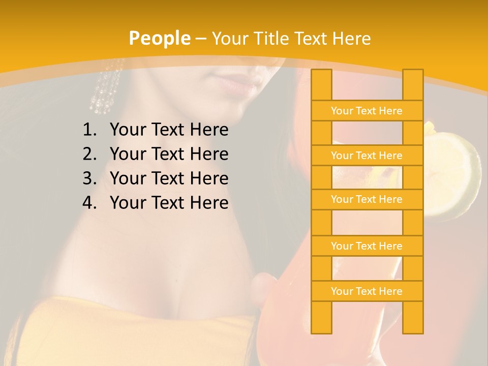 Mango Daiquiri PowerPoint Template