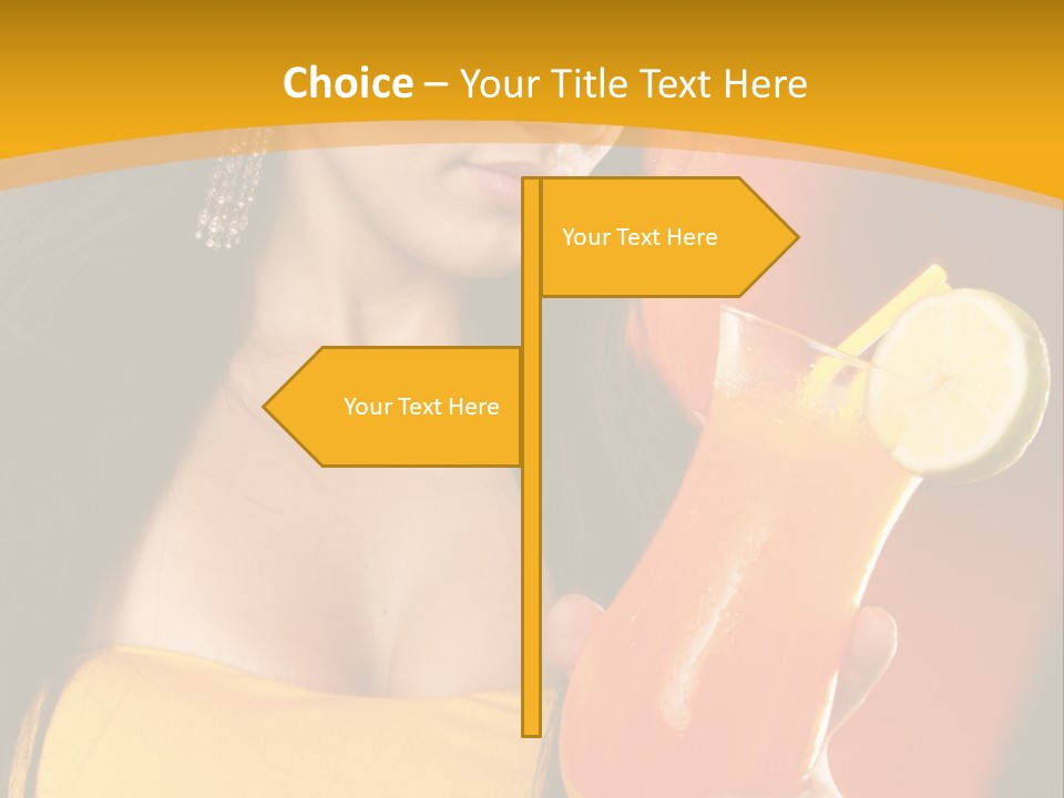 Mango Daiquiri PowerPoint Template