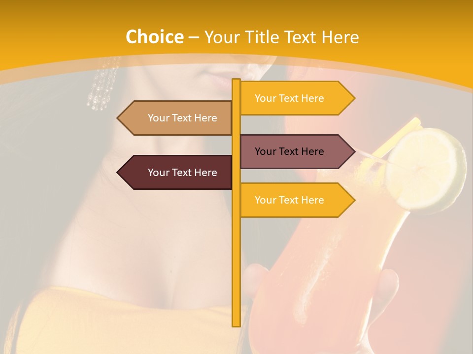 Mango Daiquiri PowerPoint Template