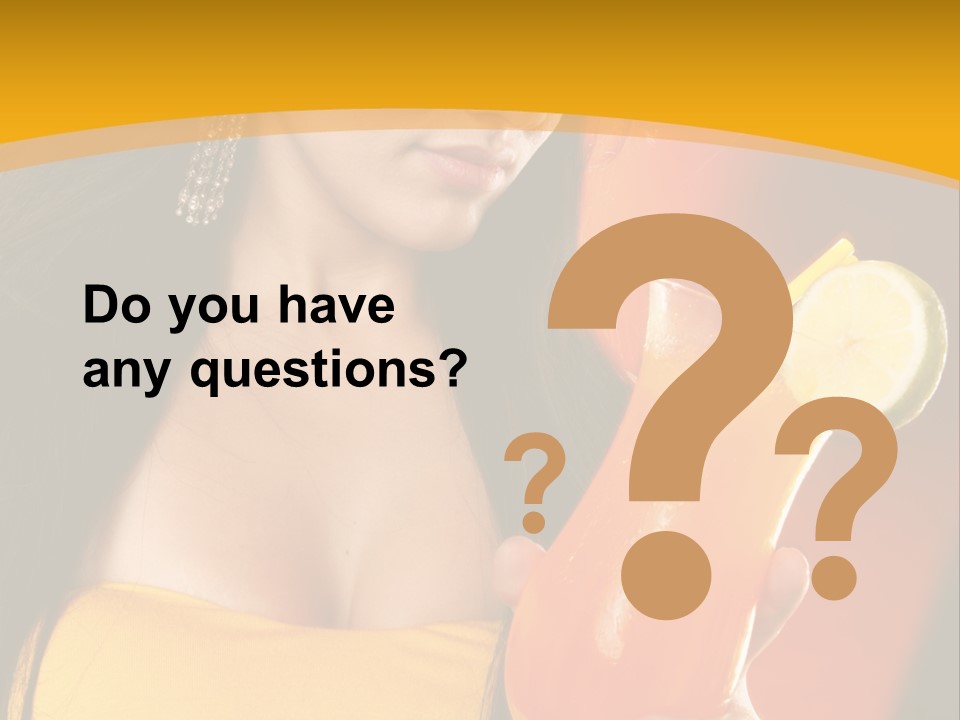 Mango Daiquiri PowerPoint Template