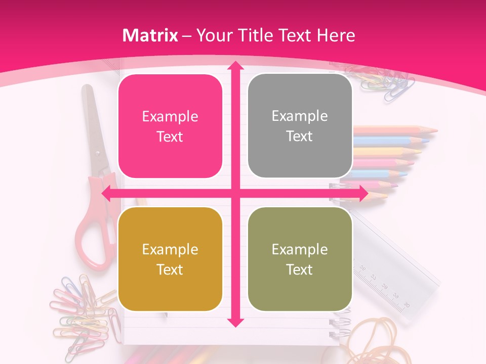 Back To School Supplies PowerPoint Template