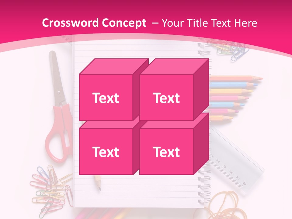 Back To School Supplies PowerPoint Template