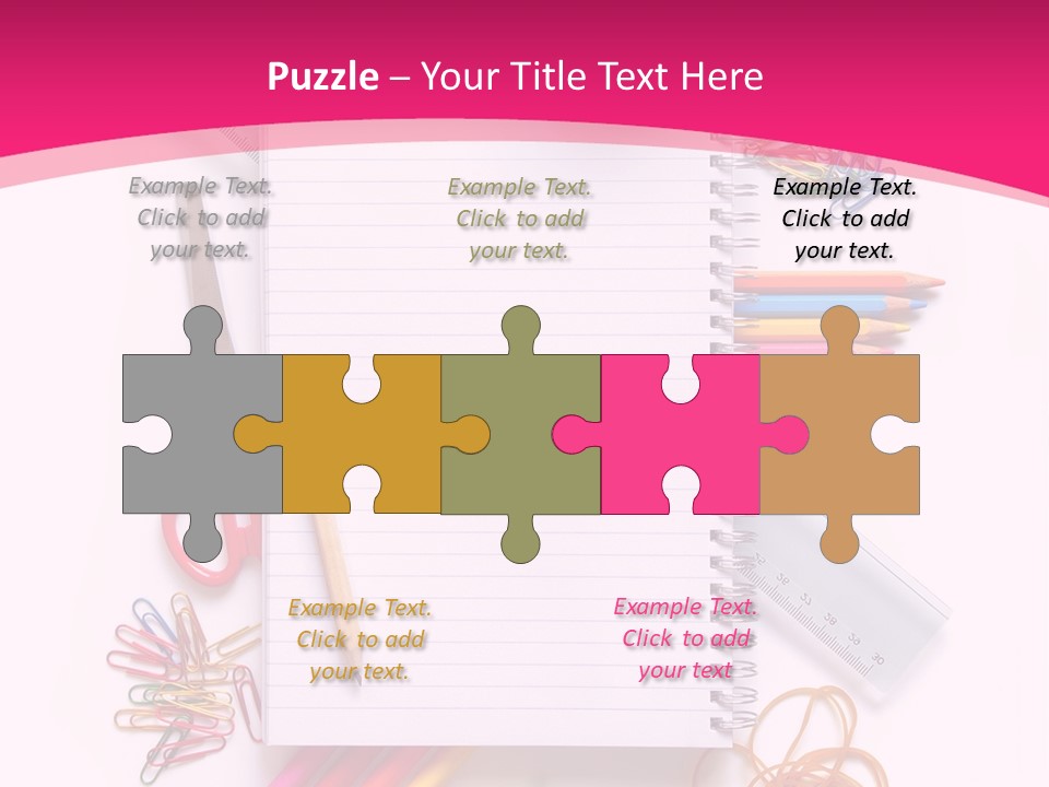 Back To School Supplies PowerPoint Template