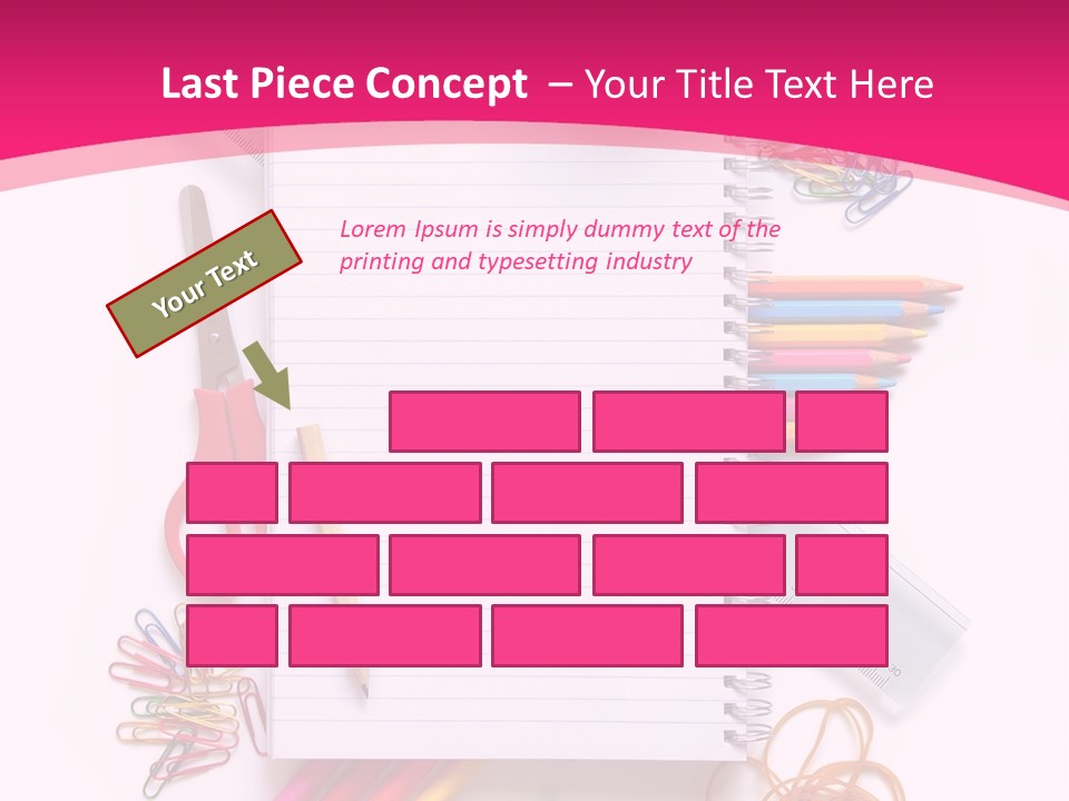 Back To School Supplies PowerPoint Template