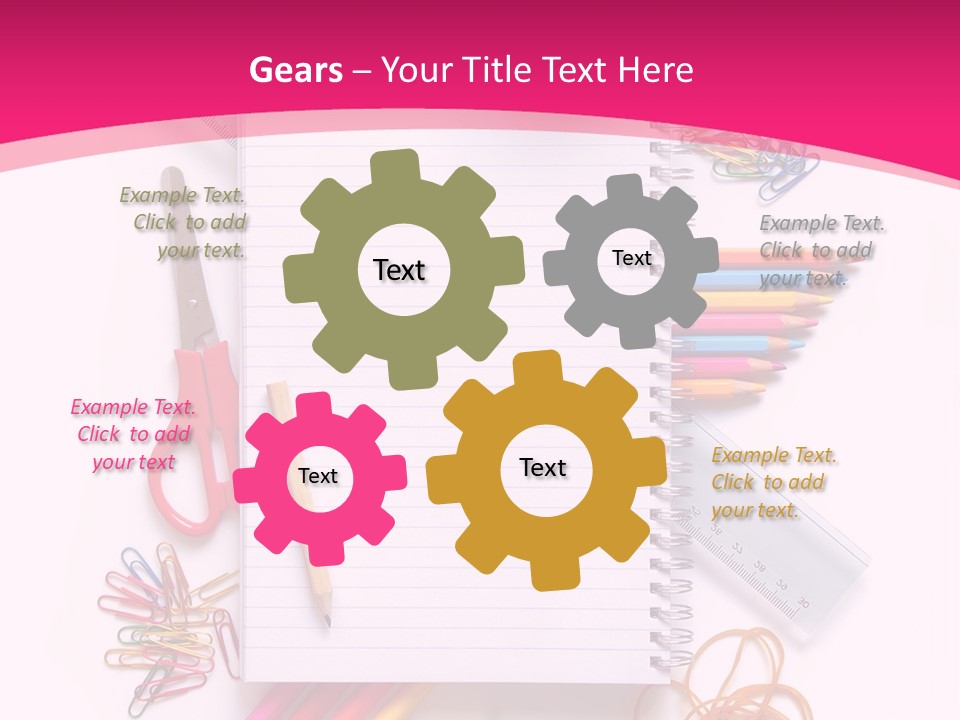 Back To School Supplies PowerPoint Template