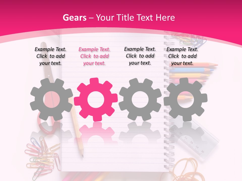 Back To School Supplies PowerPoint Template