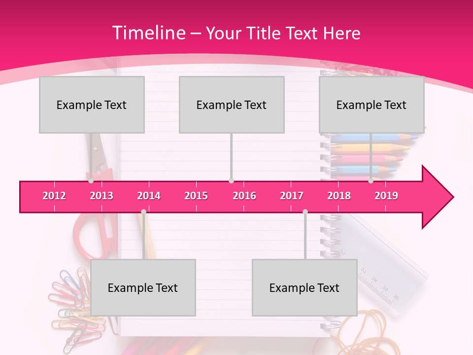 Back To School Supplies PowerPoint Template