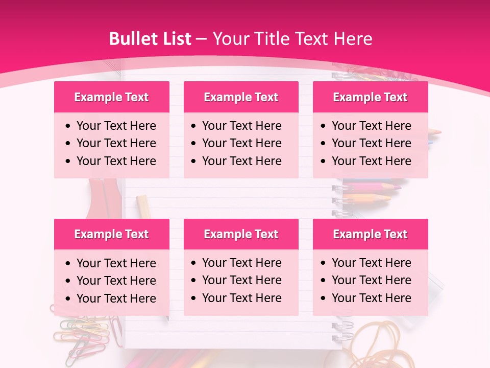 Back To School Supplies PowerPoint Template