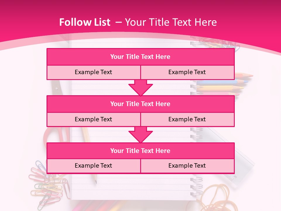 Back To School Supplies PowerPoint Template