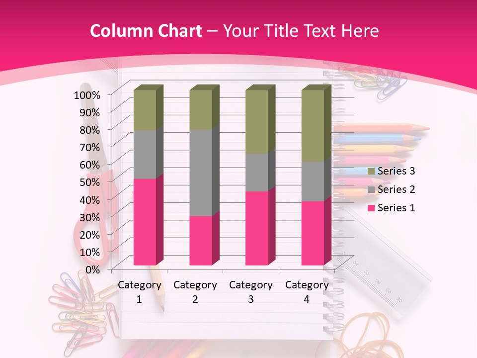 Back To School Supplies PowerPoint Template