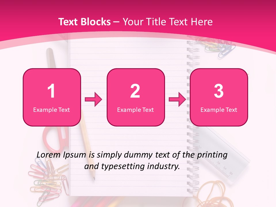 Back To School Supplies PowerPoint Template