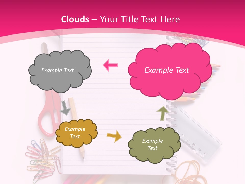 Back To School Supplies PowerPoint Template