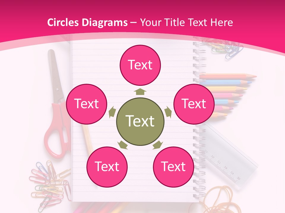 Back To School Supplies PowerPoint Template