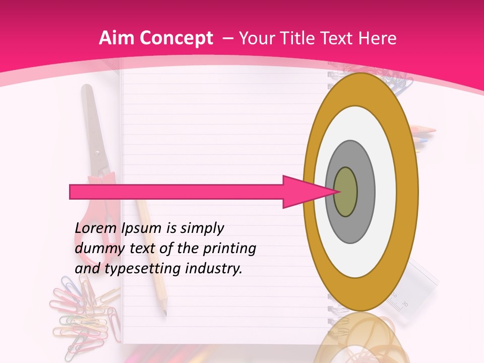 Back To School Supplies PowerPoint Template