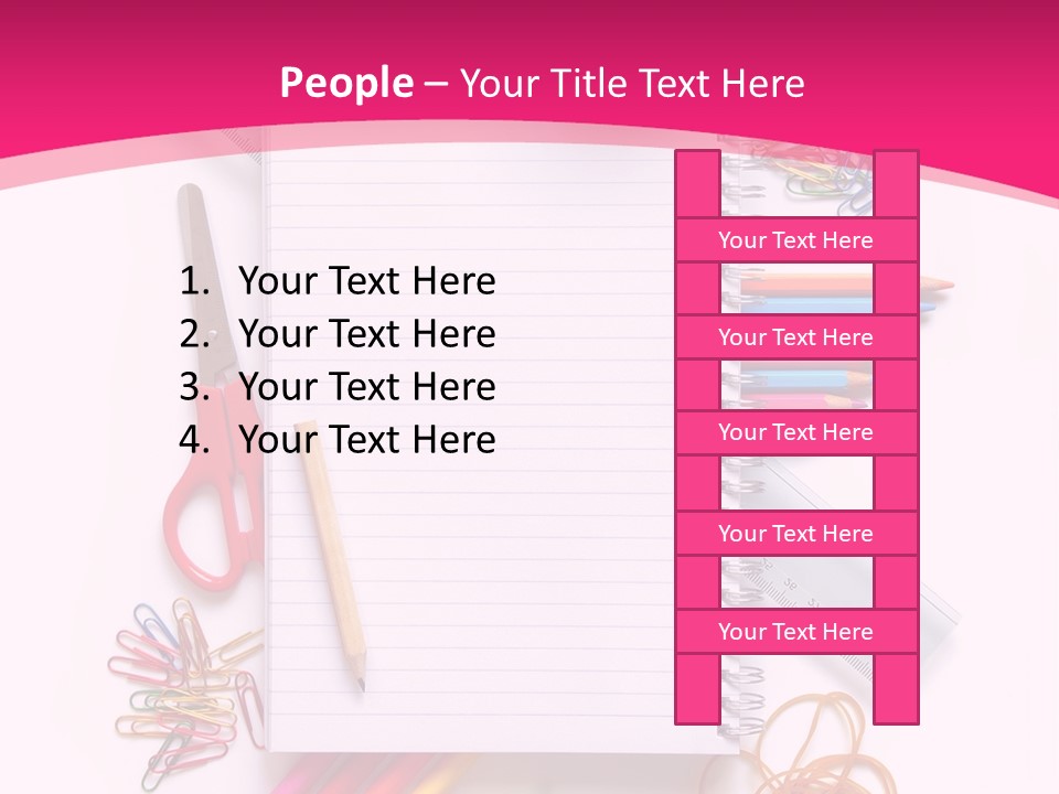 Back To School Supplies PowerPoint Template