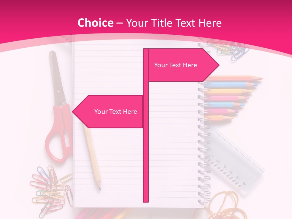 Back To School Supplies PowerPoint Template