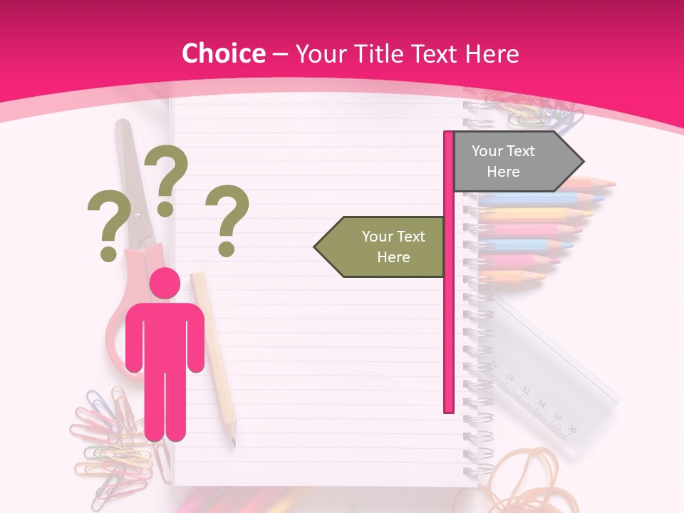 Back To School Supplies PowerPoint Template