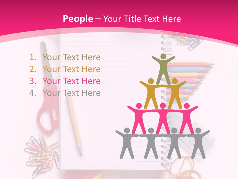 Back To School Supplies PowerPoint Template