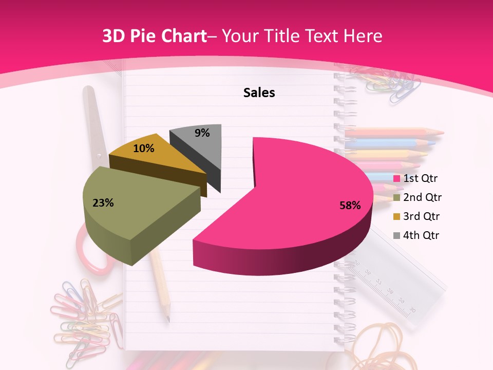 Back To School Supplies PowerPoint Template