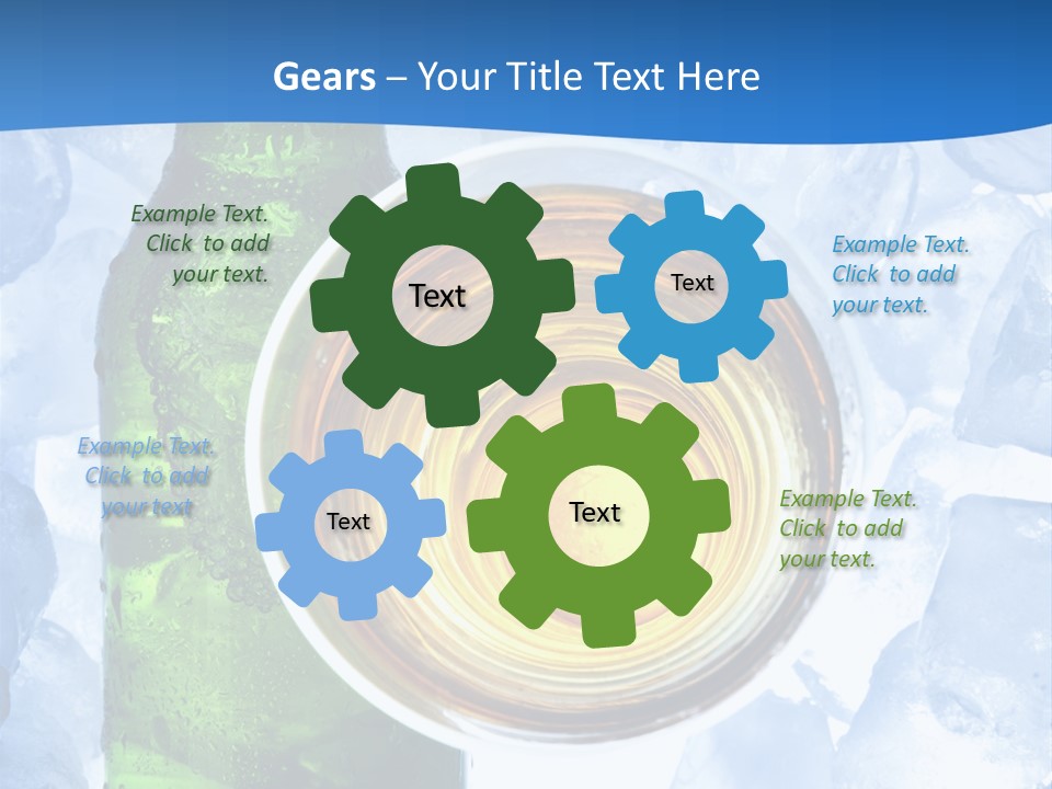 Close Spume Drop PowerPoint Template