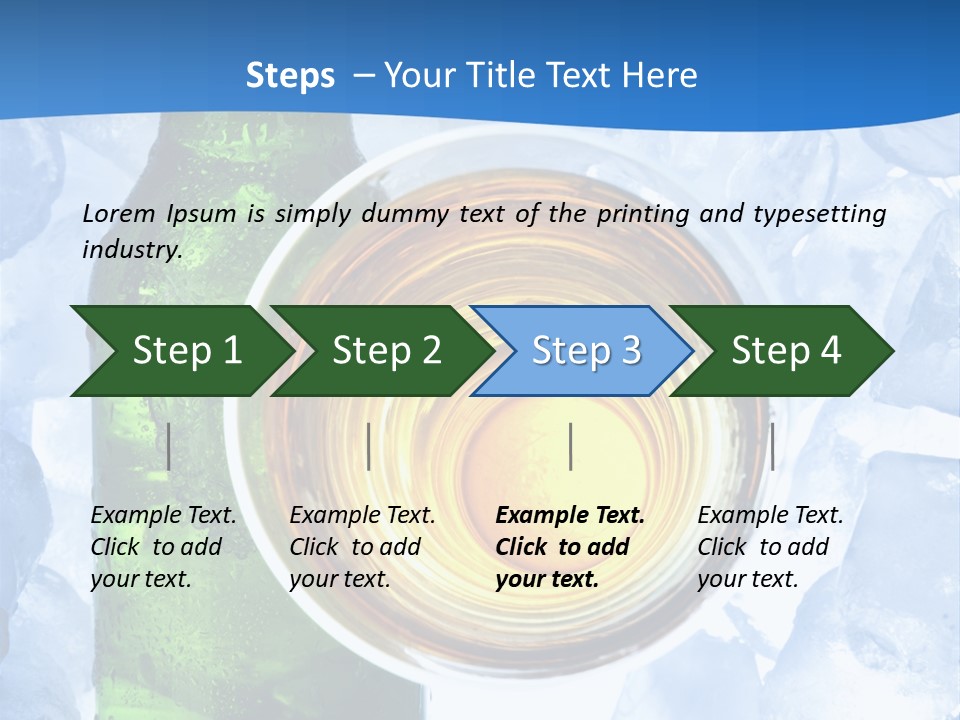 Close Spume Drop PowerPoint Template
