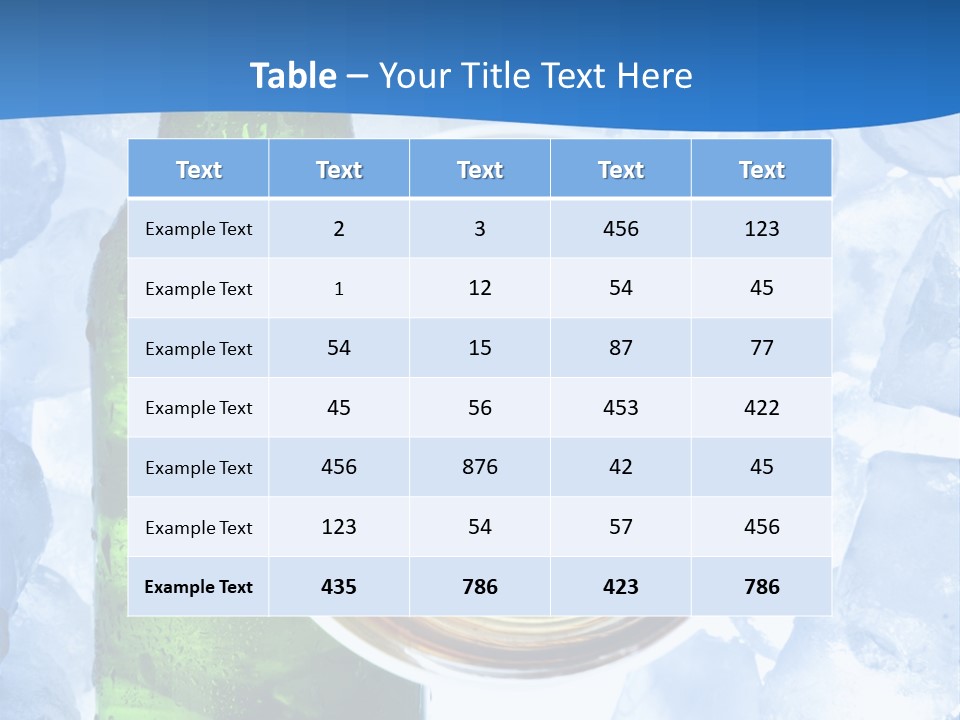 Close Spume Drop PowerPoint Template